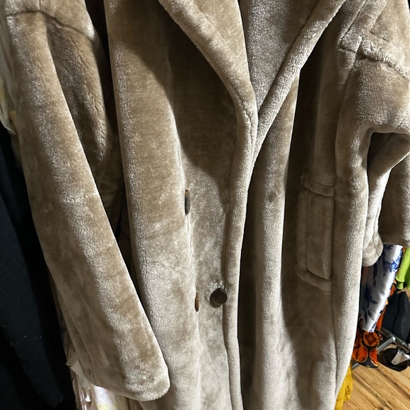 Long teddy coat - Picture 4 of 5